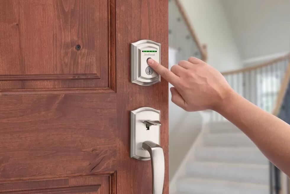 The Kwikset Halo Touch Smart Door Lock Secures Your Home With A Touch 