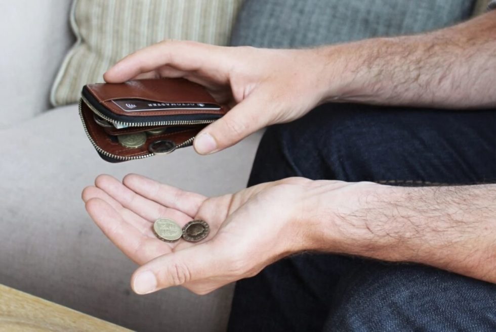The Nodus Compact Coin Wallet Can Hold Up To 17 Cards
