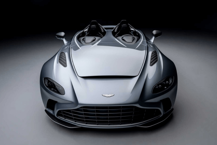 The Aston Martin V12 Speedster looks stunning even without a roof or