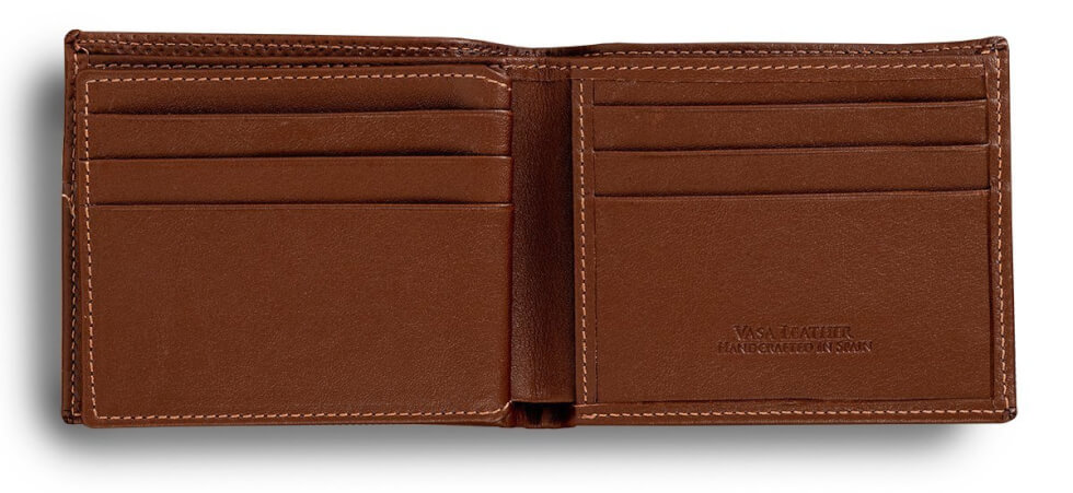 The Vasa Leather Executive Wallet Offers RFID and NFC Protection | Men ...