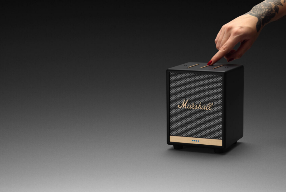The Uxbridge Voice from Marshall is its most compact Alexa-enabled smart speaker
