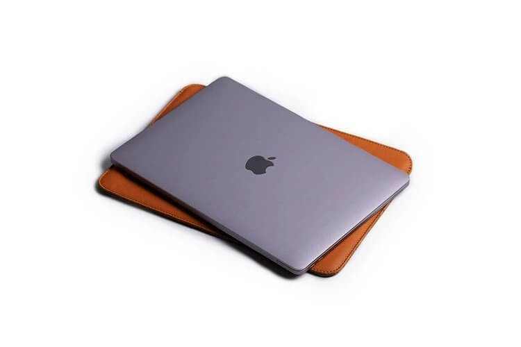 Harber London Slim Leather MacBook Sleeve