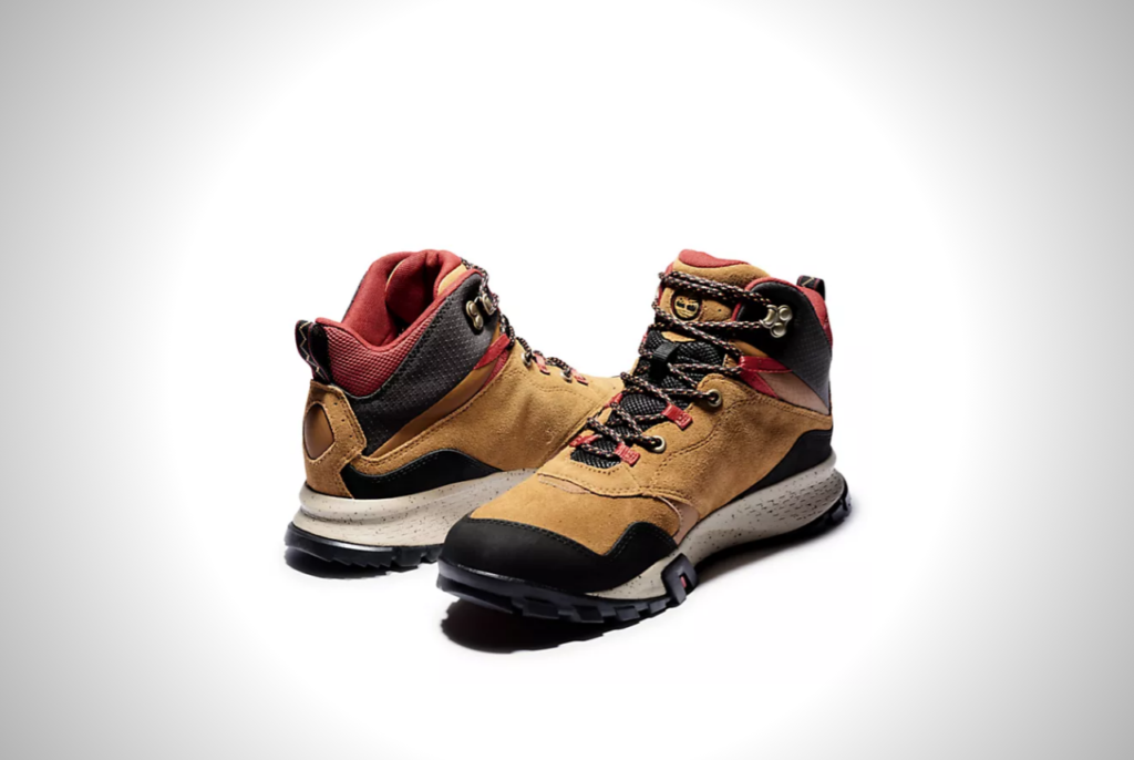 Timberland's Garrison Trail hiking boots use ReBOTL fabric for ...