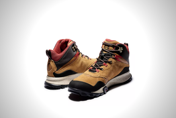 Timberland's Garrison Trail hiking boots use ReBOTL fabric for ...