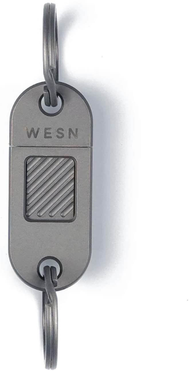 WESN Ti QR Keychain