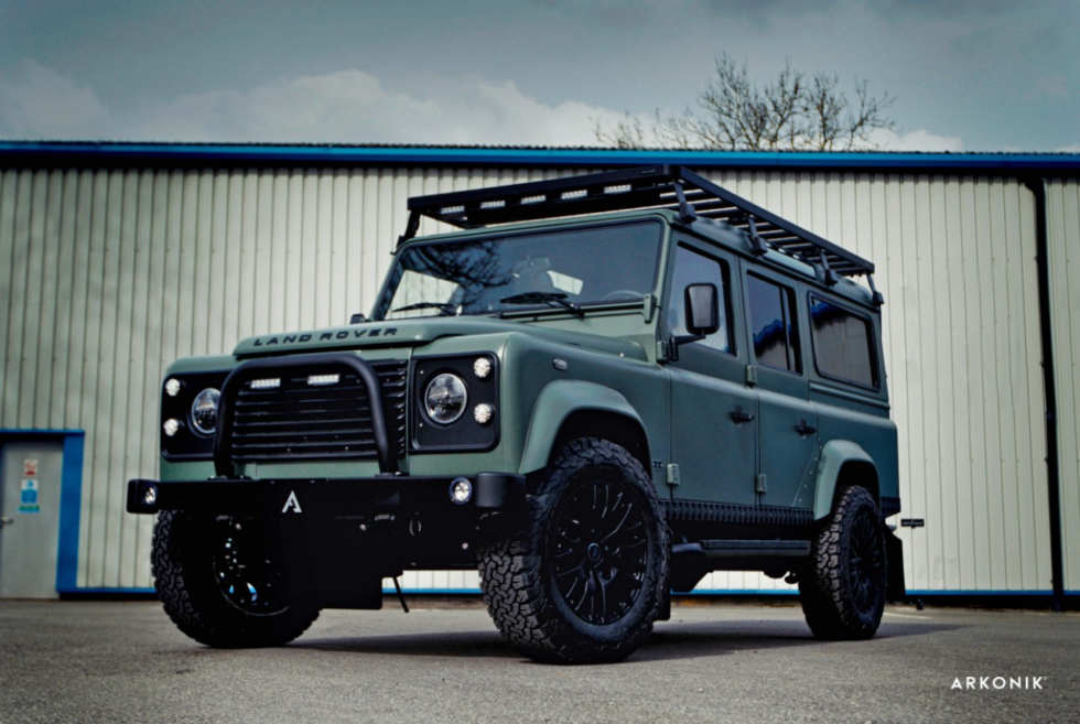 Arkonik debuts its newest Land Rover Defender Project called the Fortitude D110