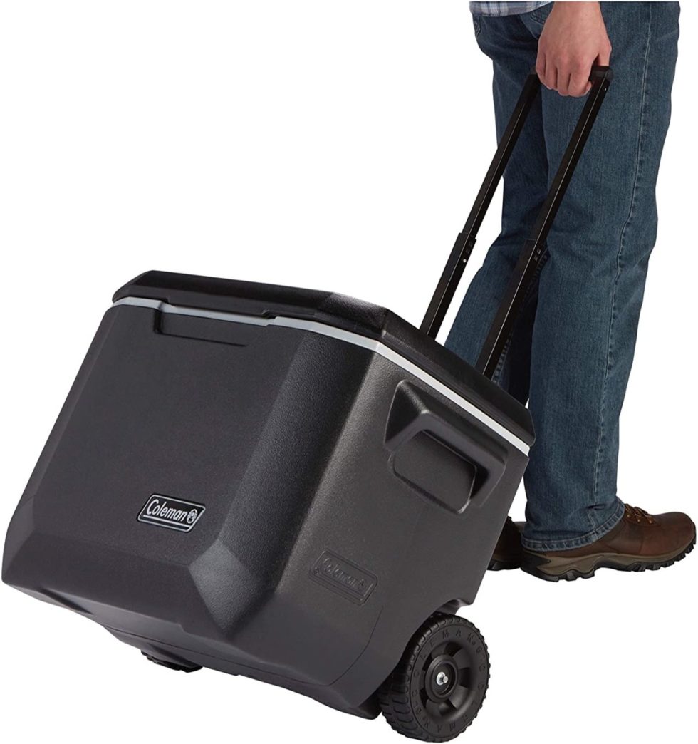 The Coleman Rolling Cooler Is For AllWeather Terrain Men's Gear