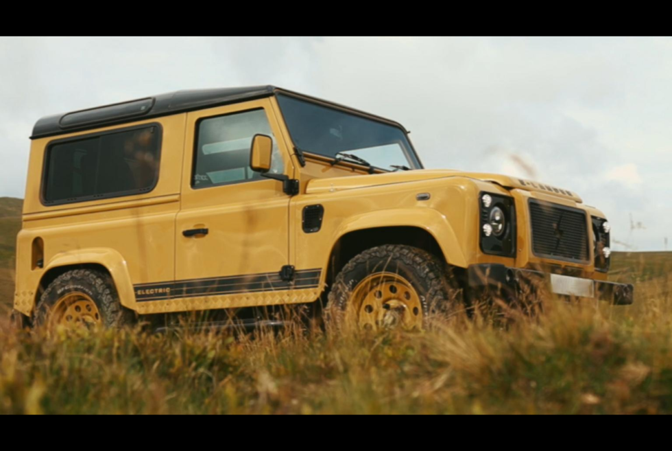 E.C.D. Automotive Design and Electric Classic Cars present an all-electric Defender