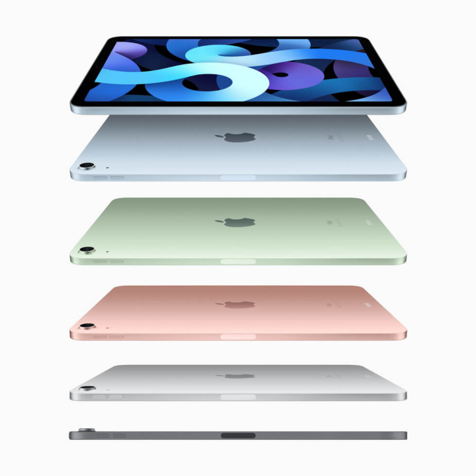 Apple gives the iPad Air 4 a redesign and adds more color