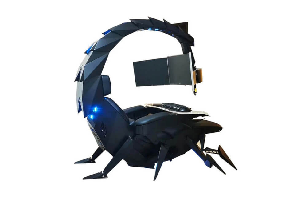 The Scorpion Gaming Cockpit From Cluvens Comes With Heating And Massage   Cluvens Scorpion 01 