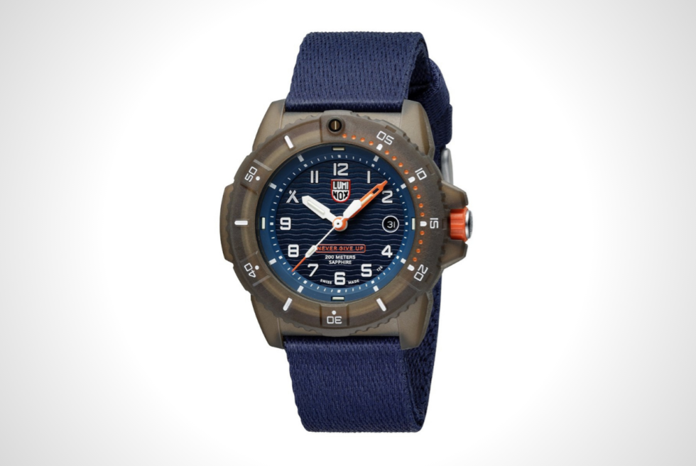 Bear Grylls collaborates with Luminox once again for the Survival ECO watch
