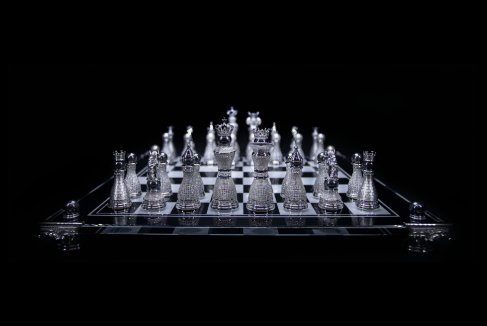 Playing chess with the Pearl Royale is the ultimate flex of extravagance