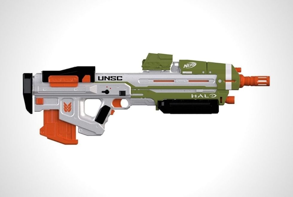 The NERF Halo Infinite MA40 Replicates The Games Assault Rifle