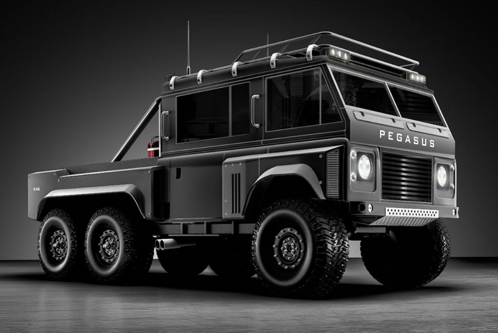 It’s hard to believe that the PEGASUS concept is a Land Rover Defender