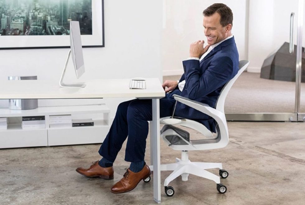 The Fellowes Elea Chair Comfortably Moves With You