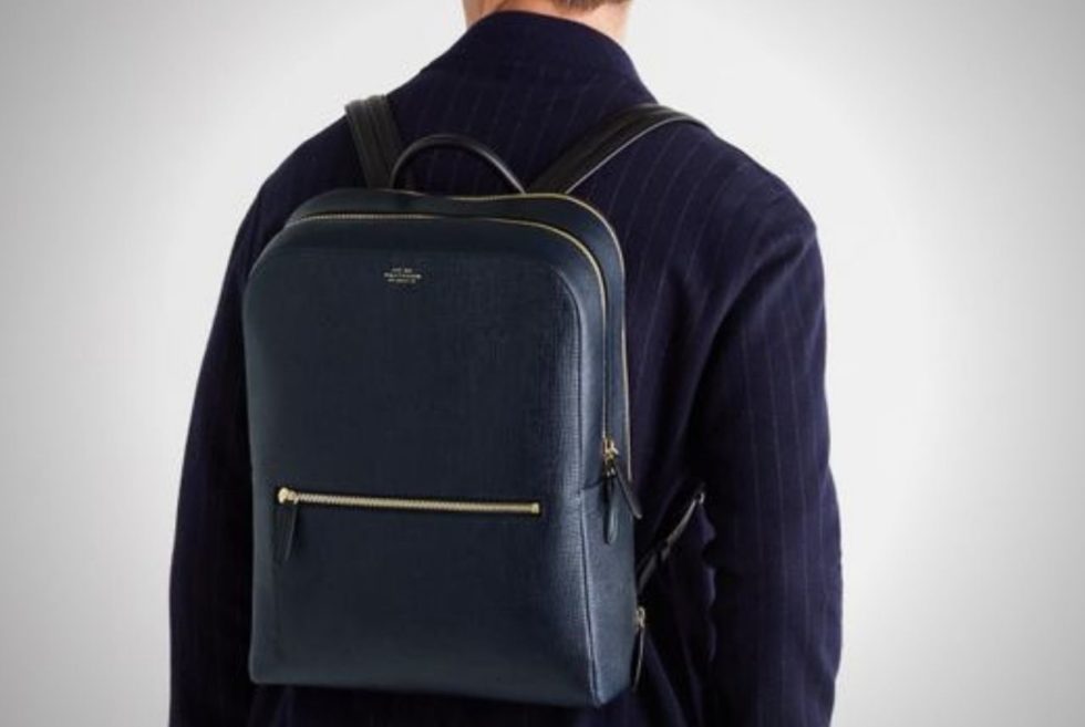 The Smythson Panama Is An All-Around Cross-Grain Leather Backpack