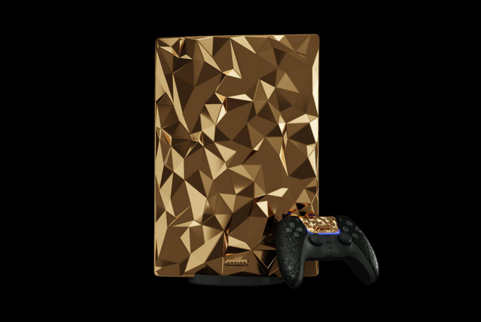 Golden Rock: Caviar turns the PlayStation 5 into a luxury showpiece