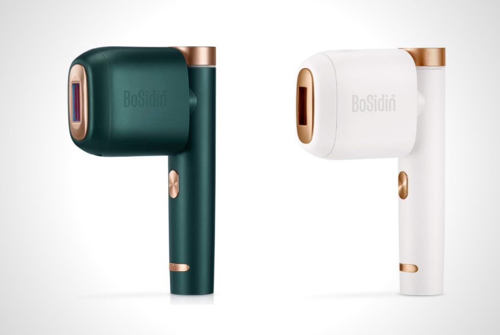 Use the BoSidin hair removal system for professional-grade and painless treatments