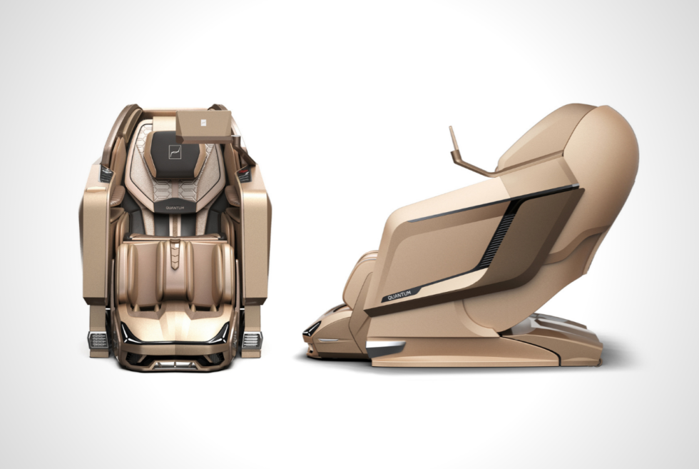 This Quantum Massage Chair from Bodyfriend packs a Bang & Olufsen audio system