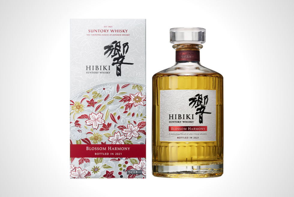 The Hibiki: Blossom Harmony is a limited-edition blend aged in Sakura Wood barrels