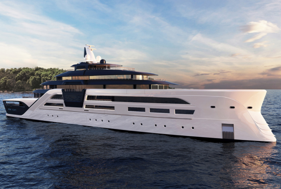 T. Fotiadis unveils a 95-meter hybrid superyacht called the Ultra2