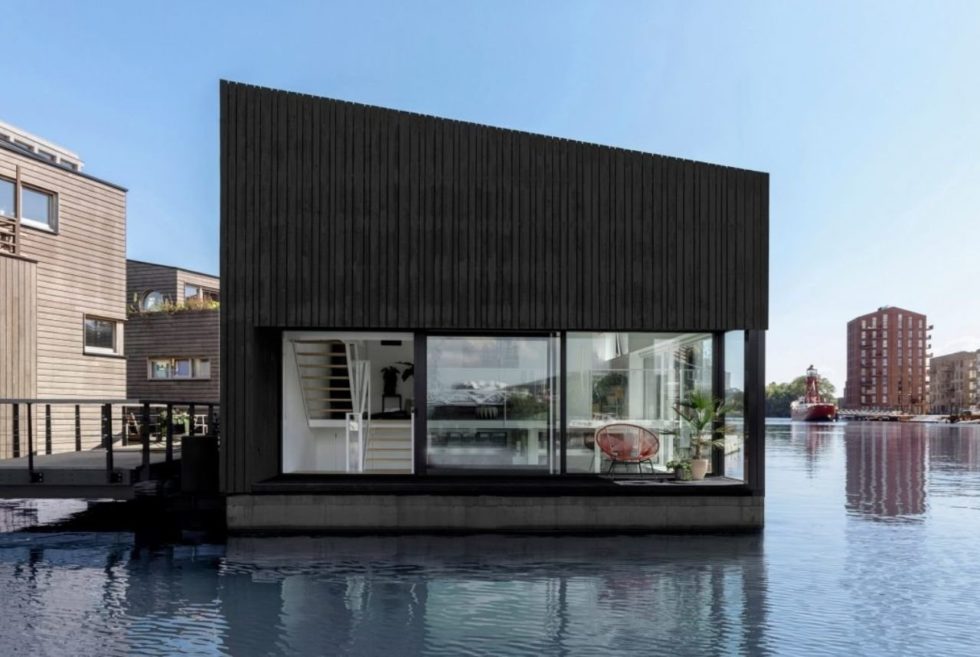 The Schoonschip House Is A Sustainable Floating Abode On The Canals of Amsterdam