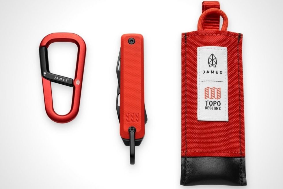 The James × Topo Designs: Holiday Capsule Packs Handy EDC Tools