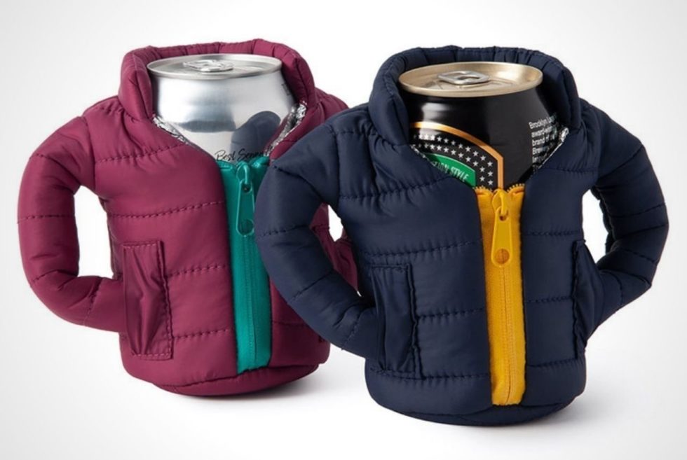The Puffin Beverage Jacket Gives Your Canned Drinks Character and Style