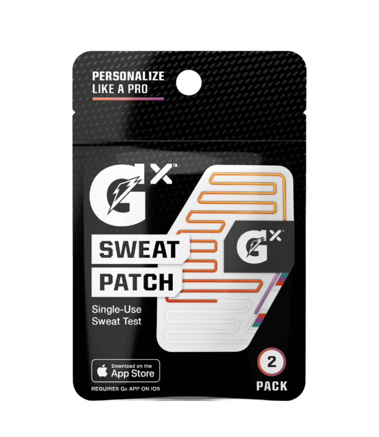 Keep track of your hydration profile with Gatorade's Gx Sweat Patch