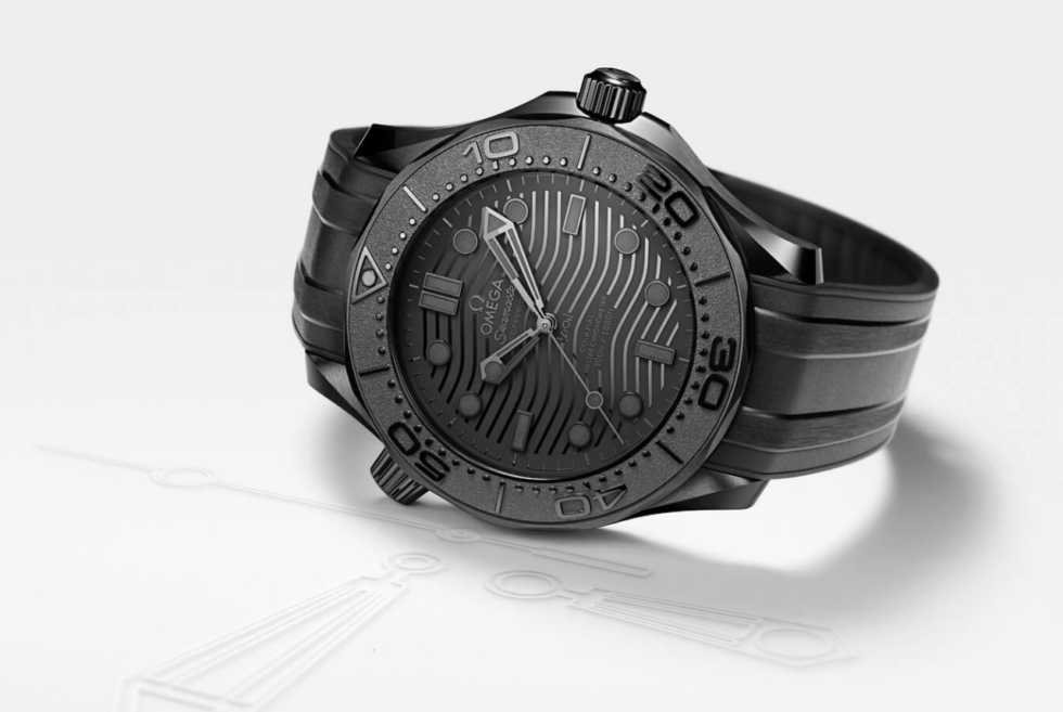 OMEGA goes all-dark with the Black Black edition of the Seamaster Dive watch