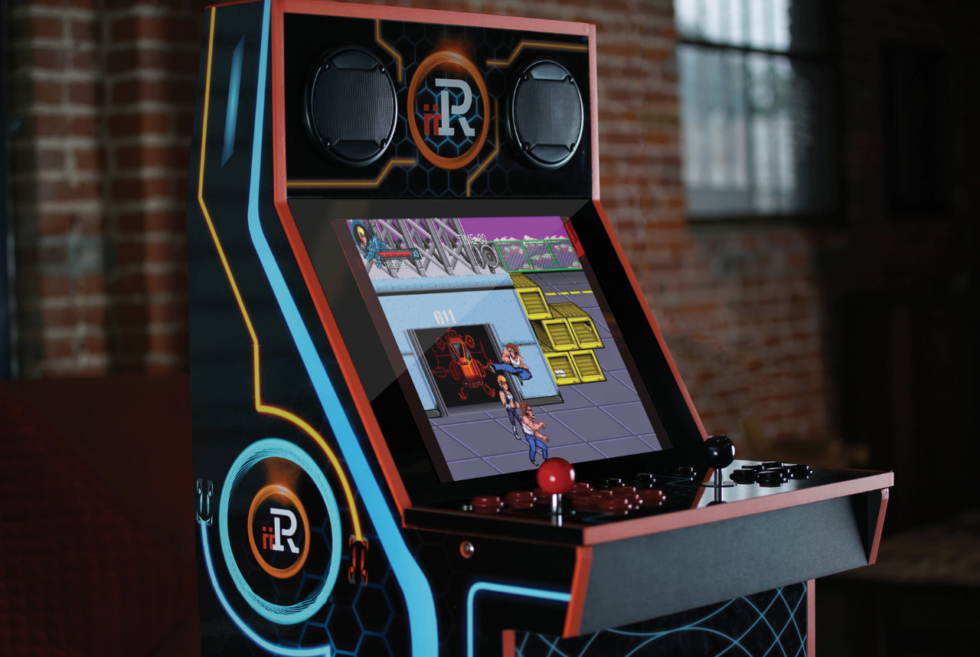 Add a nostalgic gaming setup to your man cave or living room with the iiRcade