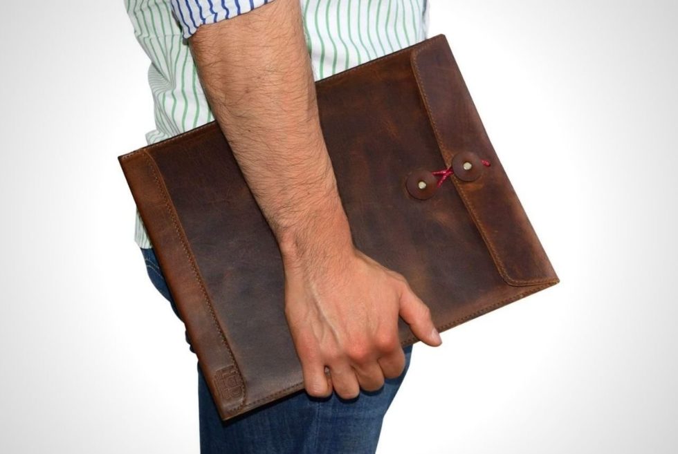 Carry Your Work Docs In Style With The Hide & Drink Leather Envelope