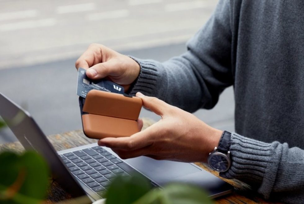 The Bellroy Flipcase Wallet Uses A Magnetic Opening and Closing System