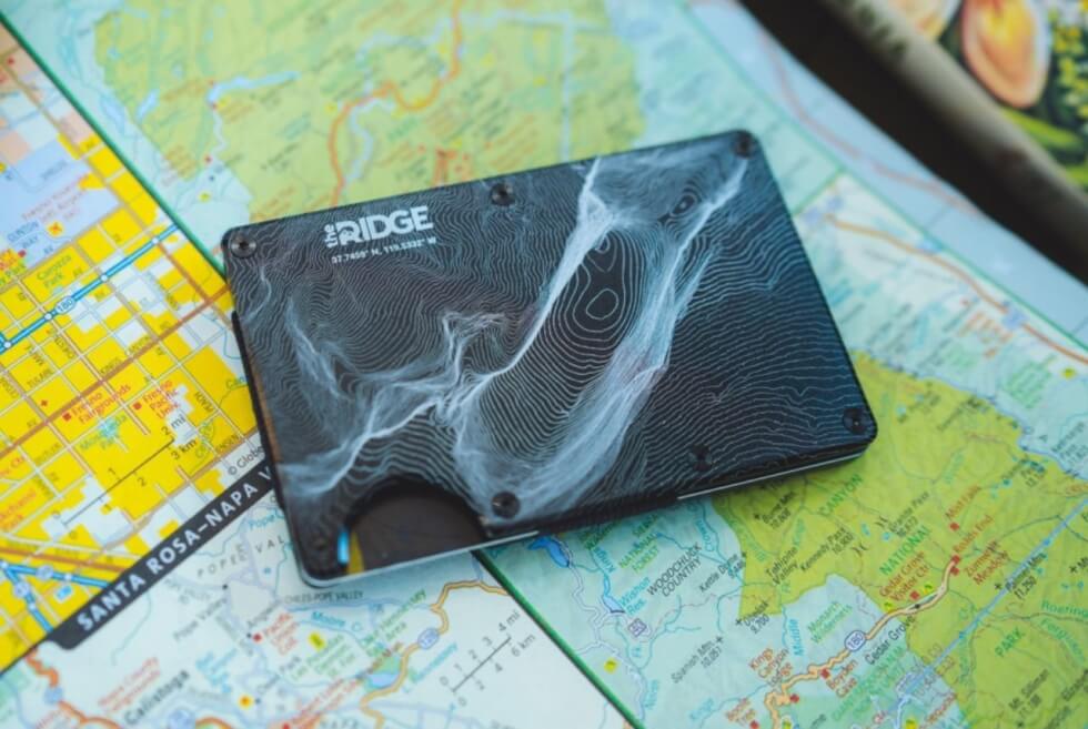 The Ridge Topographic Wallet Features Yosemite’s Half Dome Men's Gear