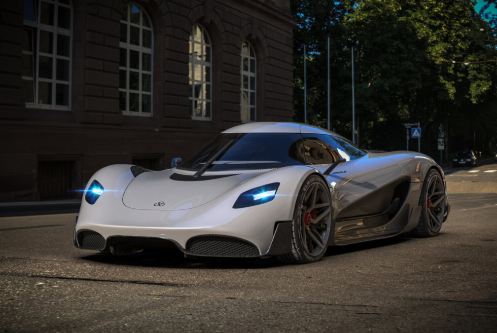 UK-based Viritech says the Apricale will be the world’s first hydrogen hypercar