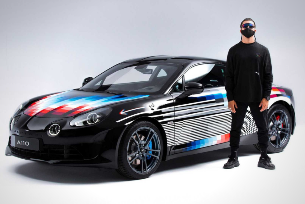 Only three of the four bespoke Alpine x Felipe Pantone A110S are going up for sale