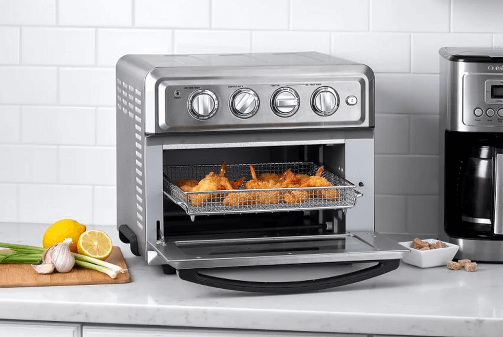 This Airfryer Toaster Oven from Cuisinart is large enough for 3 lbs of