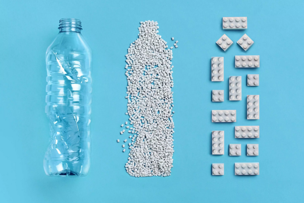 LEGO introduces a prototype brick made out of recycled plastic bottles