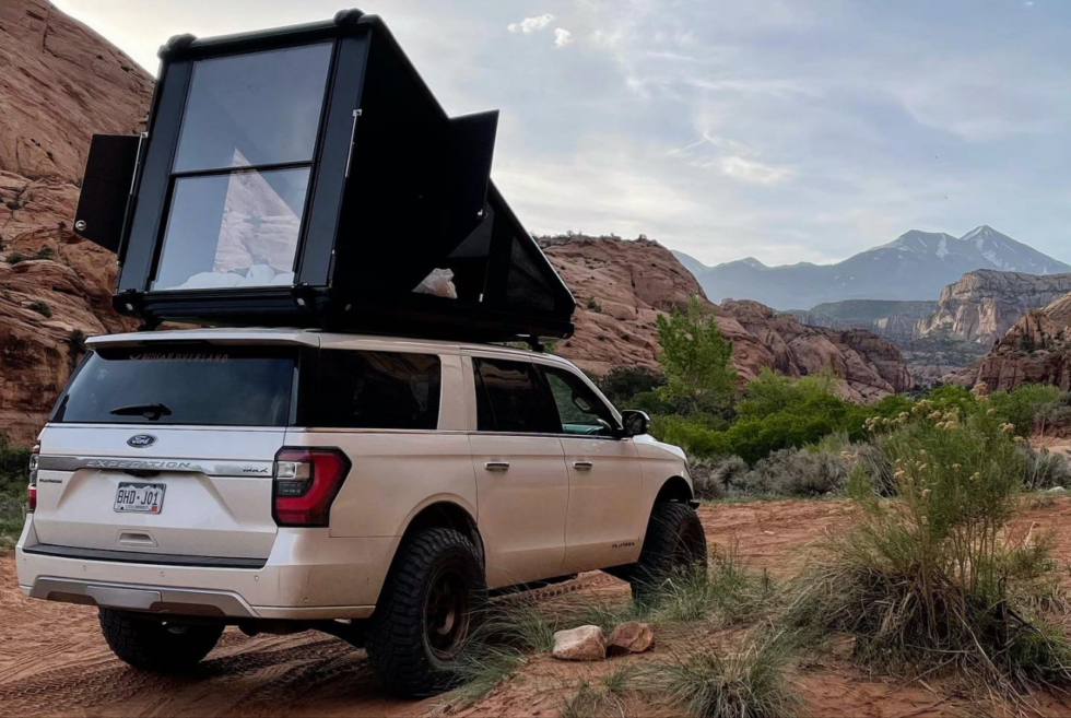 The Redtail Overland RTC offers a customizable rooftop camper for your SUV