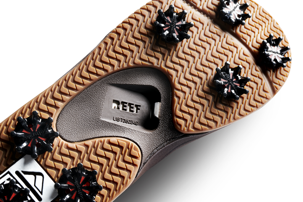 Reef's signature bottle opener remains intact on its Spackler golf sandals | Men's Gear