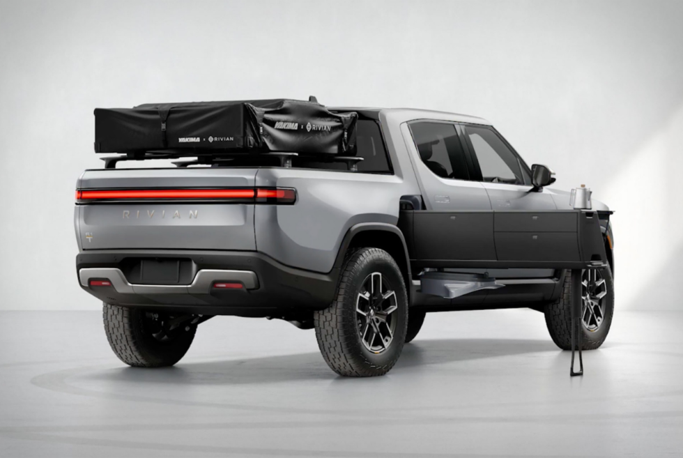 Rivian teases its Adventure Gear upgrade package for owners of the R1S and R1T