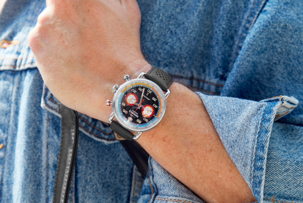 Shinola unveils the Canfield Speedway as its first-ever automatic chronograph