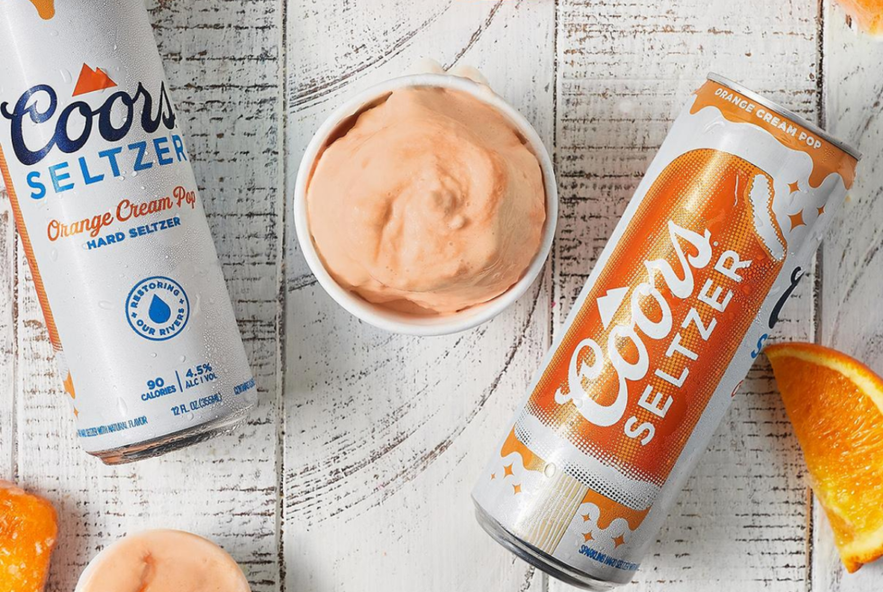 The Coors Seltzer Orange Cream Pop is a limited cool summertime treat with a buzz