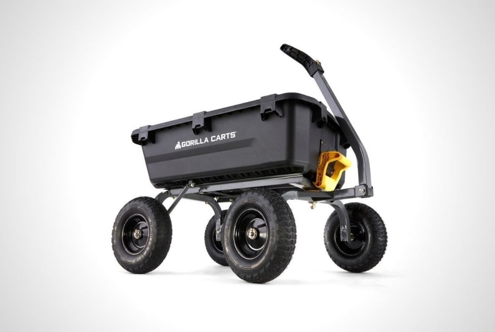 The Gorilla Carts Yard Dump Cart Is Your Garden Spring Cleaning Companion