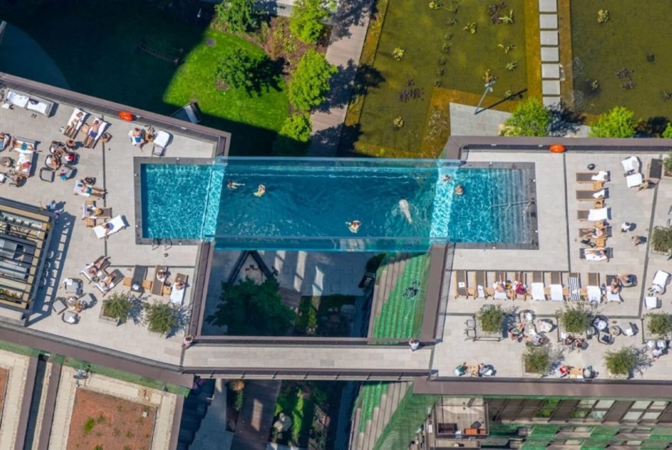 The Embassy Gardens Sky Pool Is Not For The Acrophobic Men S Gear