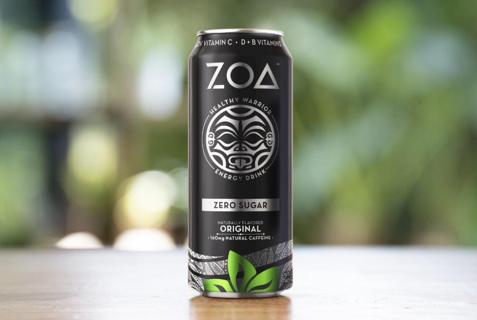ZOA gives you that boost minus the guilt with its Zero Sugar Energy Drink series