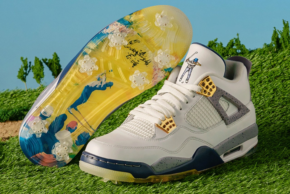 Eastside Golf sprinkles their signature style one these Air Jordan IV sneakers