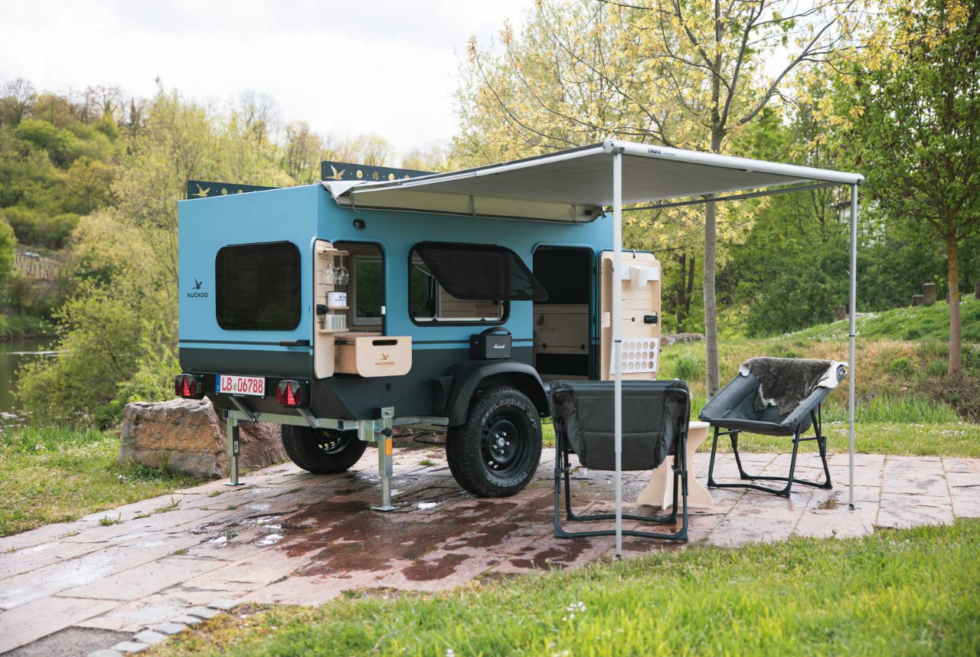 Kuckoo introduces its compact square-drop camper trailer called the Bruno