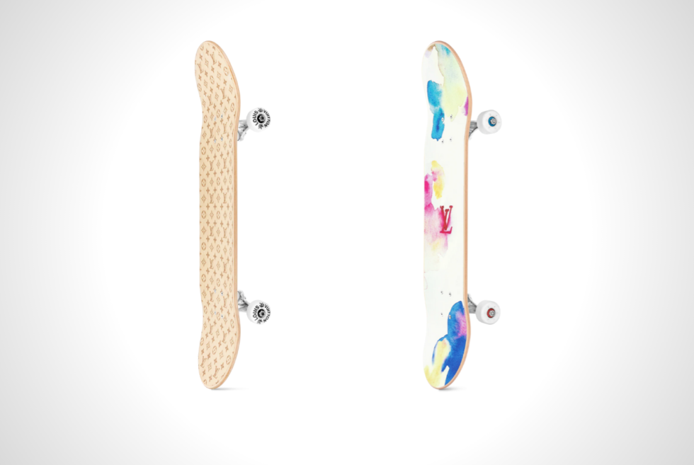 LV adds skateboards designed by Virgil Abloh to its 2021 Summer collection
