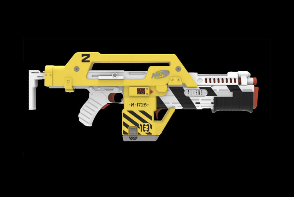 The NERF LMTD Lineup Adds The Premium Aliens M41-A Pulse Blaster